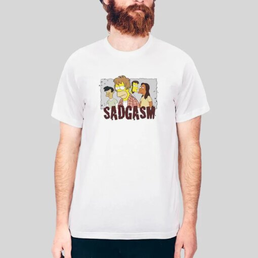 Funny The Simpsons Sadgasm Shirt