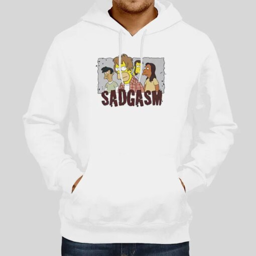 Funny The Simpsons Sadgasm Shirt