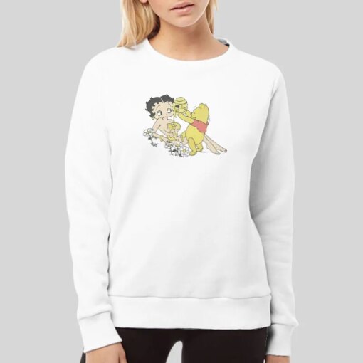 Funny Uncensored Horny Winnie The Pooh Betty Boop Shirt