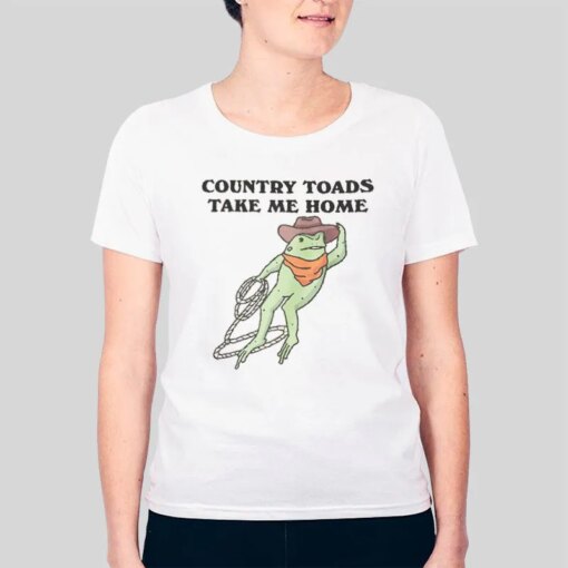 Funny Western Froggy Cowboy Frog Shirt