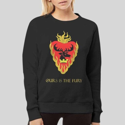 Game Of Thrones Stannis Baratheon Ours Is The Fury T Shirt