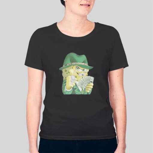 Gangster Gangsta Pimp Spongebob Shirt