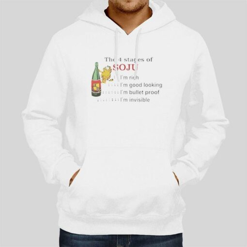 Garfield The 4 Stages Of Soju T Shirt