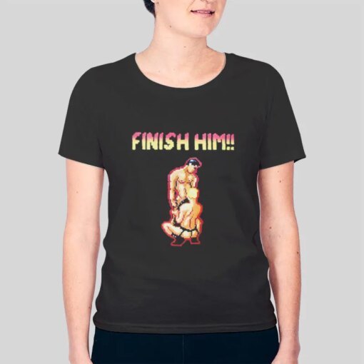 Gay Lgbt Pride Finish Him Shirt