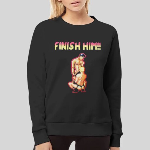 Gay Lgbt Pride Finish Him Shirt