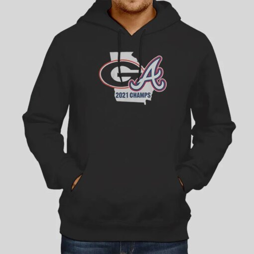 Georgia Bulldogs Fanatics Uga And Braves Shirt