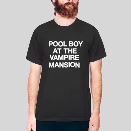 Gerard Way Pool Boy At The Vampire Mansion Shirt