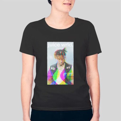 Glitch Portrait Juice Wrld Shirt