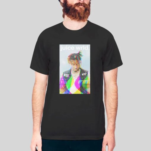 Glitch Portrait Juice Wrld Shirt