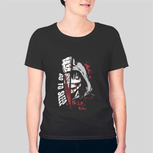 Go To Sleep Horror Jeff The Killer Fanart Shirt