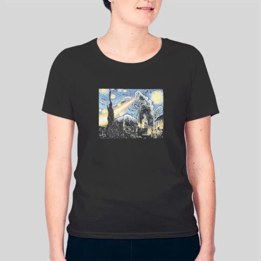 Godzilla Starry Night Shirt