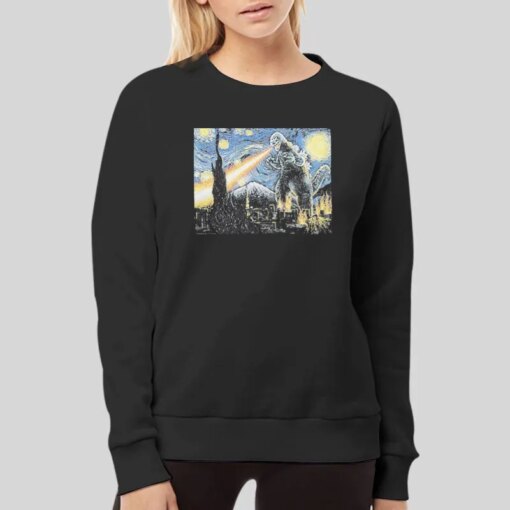 Godzilla Starry Night Shirt