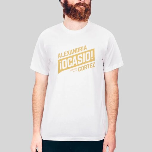 Gold Alexandria Cortez Shirt