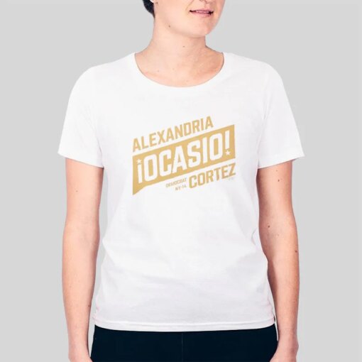 Gold Alexandria Cortez Shirt