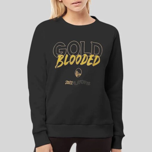 Golden State 2022 Playoffs Warriors Gold Blooded T Shirt