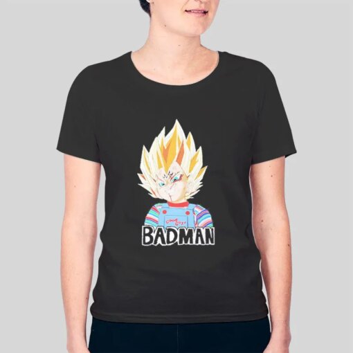 Good Guys Vegeta Badman Button Up Shirt