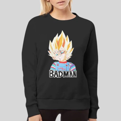 Good Guys Vegeta Badman Button Up Shirt