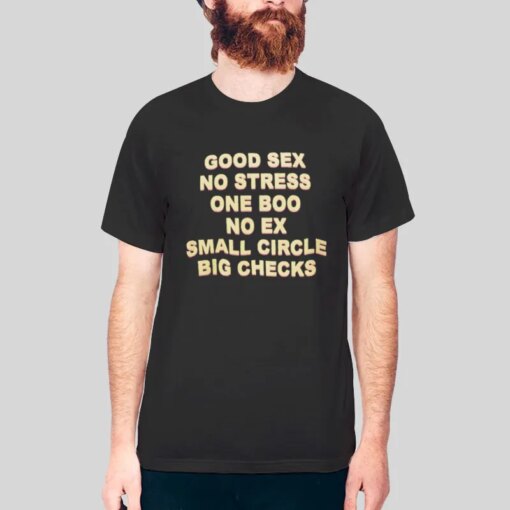 Good Sex What Does Small Circle Big Checks Mean Shirt Back Side