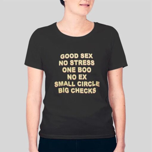 Good Sex What Does Small Circle Big Checks Mean Shirt Back Side