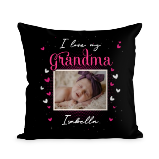 Grandma Gift, Grandchildren Picture Pillow, I Love My Grandma Pillow, Christmas Gift for Grandma, Personalized Gift For Grandparents