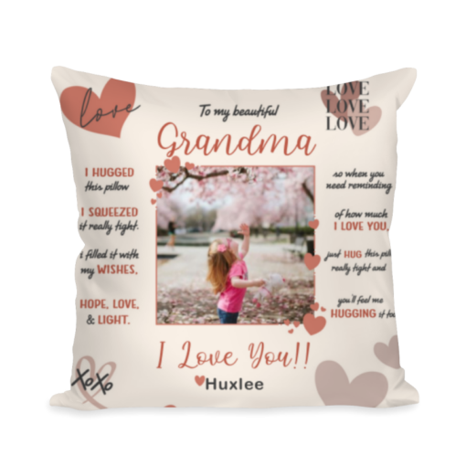 Grandma Pillow, Personalized Grandma Gift, Mothers Day Grandma Gift, Mothers Day