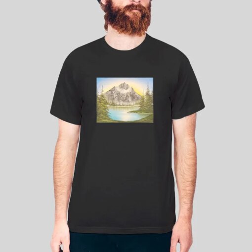 Graphic Bob Ross Beautiful Mistakes Shirt