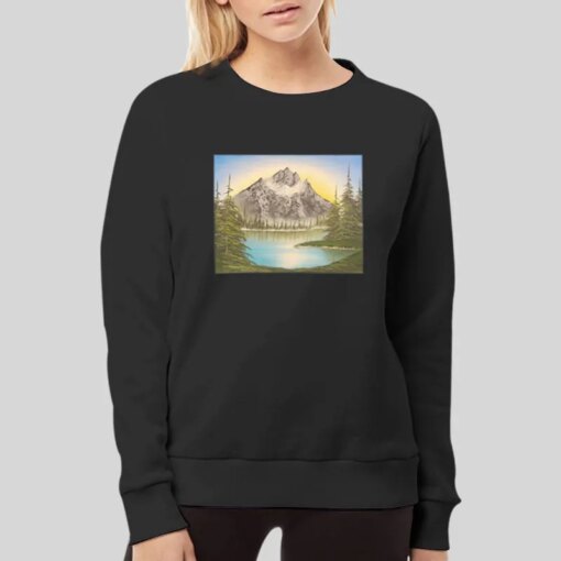 Graphic Bob Ross Beautiful Mistakes Shirt