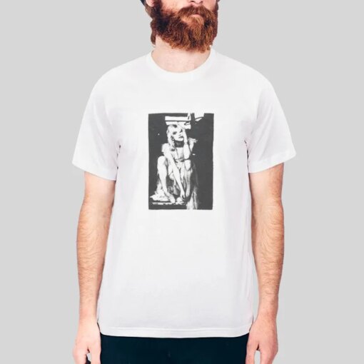 Grayscale Vintage Photo Courtney Love Shirt