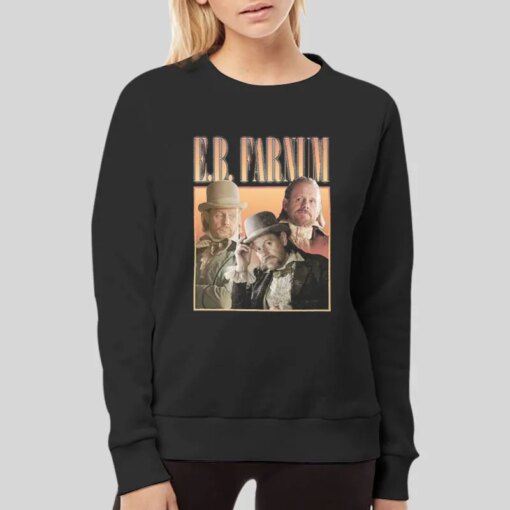 Gritty American Wild West Tv Show E B Farnum Shirt