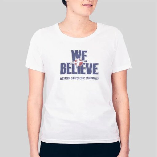 Gswreddit We Believe Western Shirt