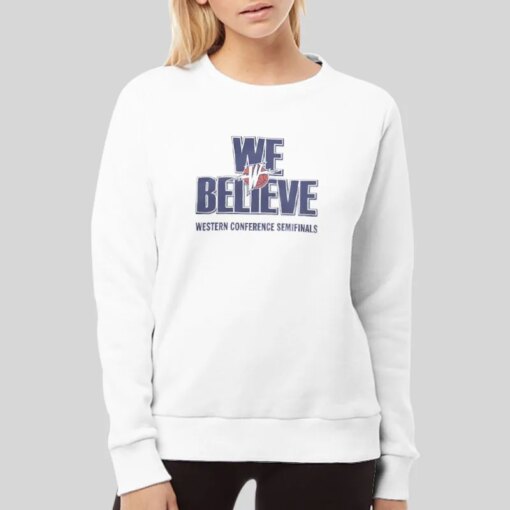 Gswreddit We Believe Western Shirt