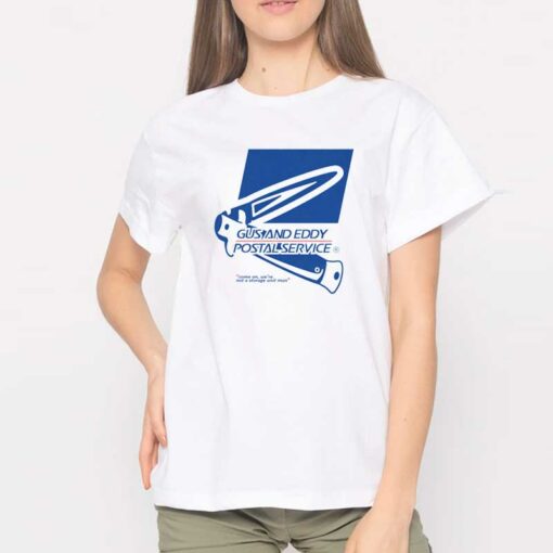 Gus and Eddy Merch Podcast Postal Service Shirt