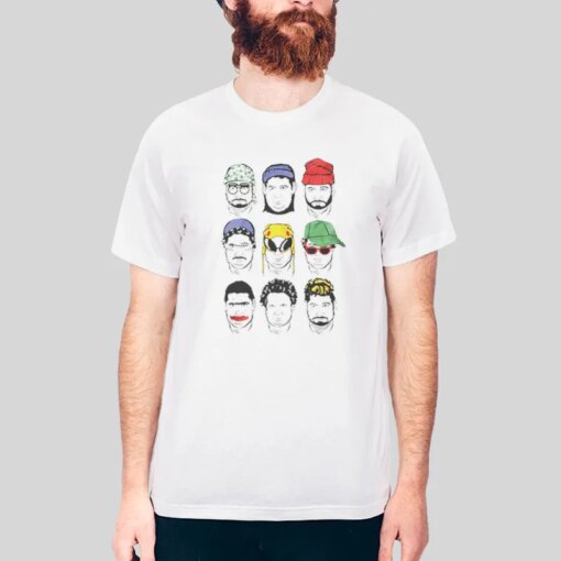 H3h3 Merch The Many Face Shirt