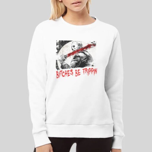 Halloween Friday Horror Bitches Be Trippin Shirt