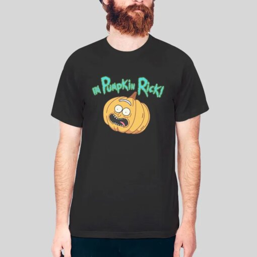 Halloween Pumpkin Morty Funny Shirt