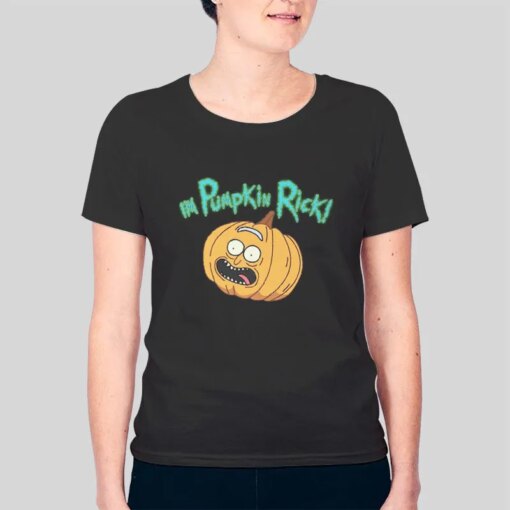 Halloween Pumpkin Morty Funny Shirt