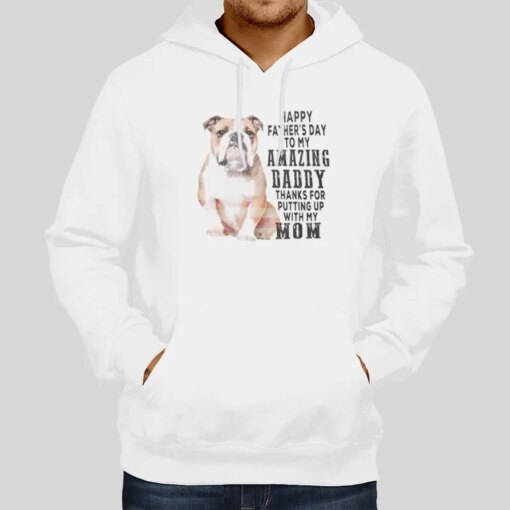 Happy Fathers Day English Bulldog Shirt