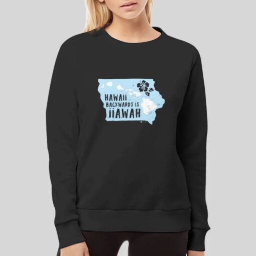 Hawaii Backwards Is Iiawah T Shirt