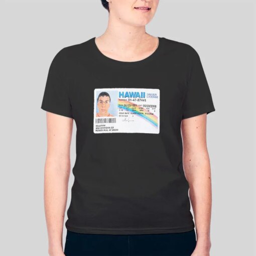 Hawaii Driver License Superbad Mclovin T Shirt