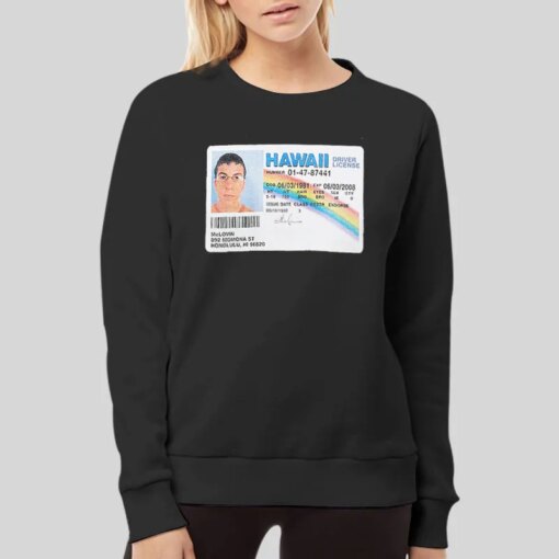 Hawaii Driver License Superbad Mclovin T Shirt