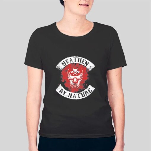 Heathen By Nature Skull Shirt