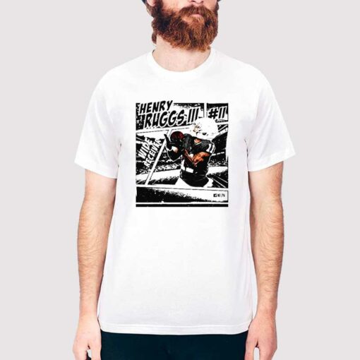 Henry Ruggs Iii Comic Linebacker Shirt