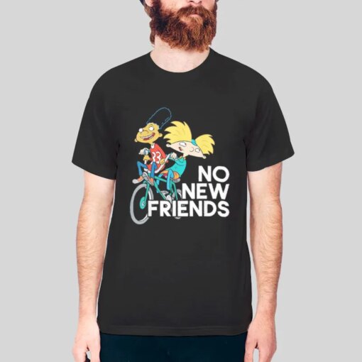 Hey Arnold No New Friends Shirt