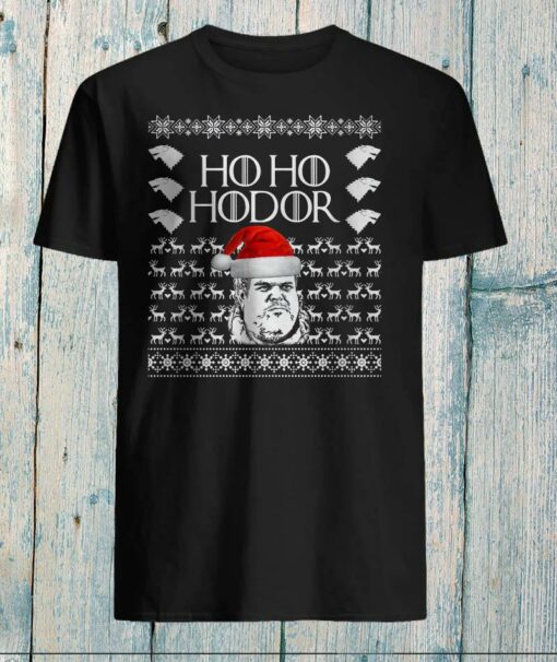 Ho ho Hodor Santa Game Of Thrones shirt