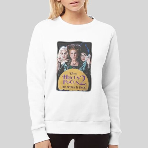 Hocus Pocus 2 Merchandise The Witch Is Back Shirt