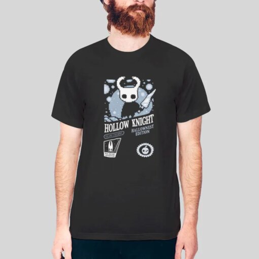 Hollow Knight Merchandise Nintendo Retro Game Hallownest Edition Shirt