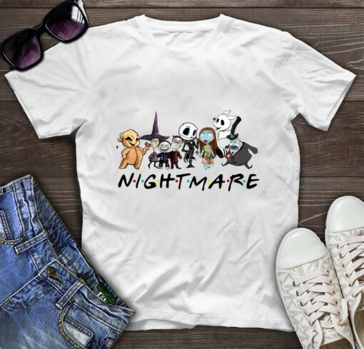 Horror Character Squad friends nightmare t-shirt