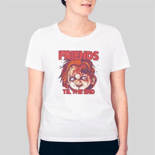 Horror Halloween Chucky Friends To The End Shirt