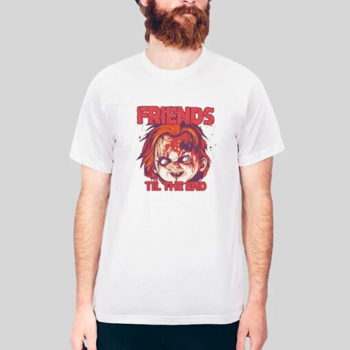 Horror Halloween Chucky Friends To The End Shirt