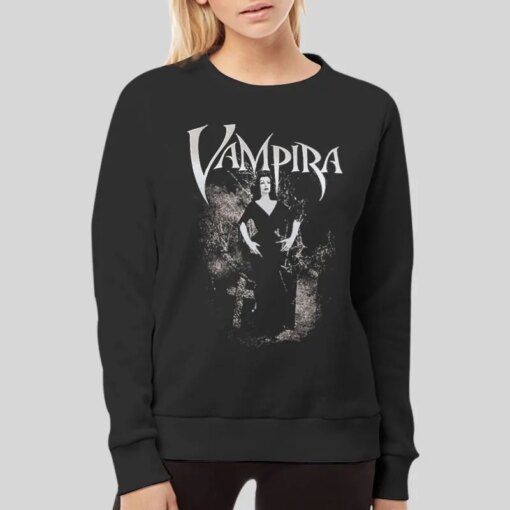 Horror Halloween Gothic Graveyard Vampira Shirt